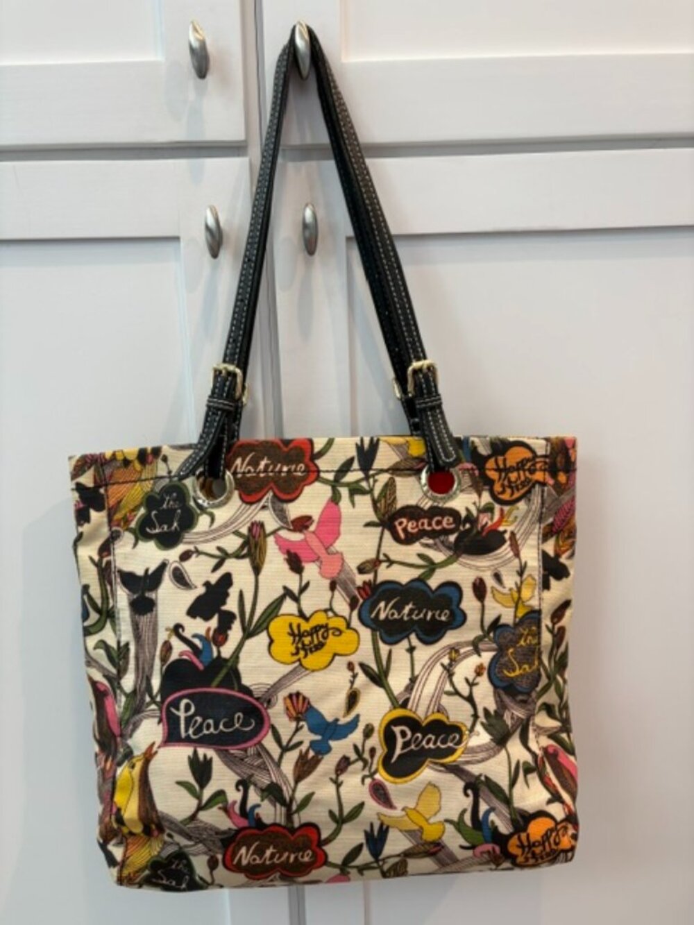 Sakroots Artist Circle Peace and Nature Print Tote Bag